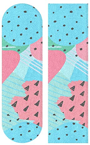 MNSRUU Skateboard Griptape Graffiti Dots Griptape Schleifpapier für Roller Rollerboard, 22,9 x 83,1 cm