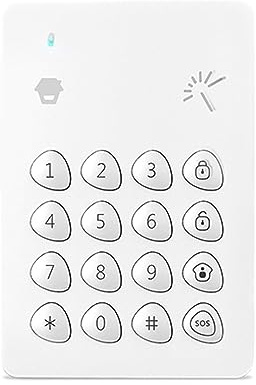 CHAUNGO Tastiera Senza Fili con Lettore RFID per Sistema di Allarme di Sicurezza per la Casa KP-700 - Allarme On/off - Blocco Automatico - Tastiera Autonoma con Batteria per Antifurto - Chuango