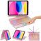 KBCASE Teclado iPad 10 Generación con Trackpad, Rotación de 360° Funda iPad 10 Generación con Teclado Español Ñ Bluetooth Inalámbrico para iPad10 Gen10.9 2022 A2696/A2757/A2777
