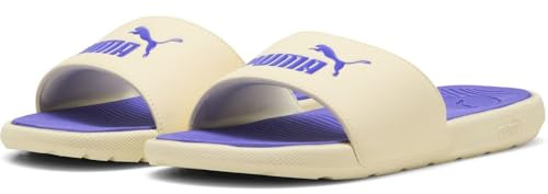 PUMA COOL CAT 2.0 WNS, Weiblich Schiebe-Sandalen, CREAMY VANILLA-DARK AMETHYST,