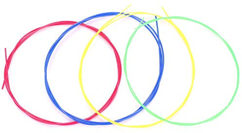 Juego de Cuerdas para Ukelele, 4 Piezas de Cuerdas de Nailon Coloridas, Accesorio de Repuesto para Ukelele