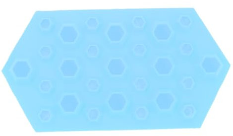 PRETYZOOM Molde De De Silicona Para Hielo Dulces y Postres Silicona Flexible Molde De Cubitos De Hielo