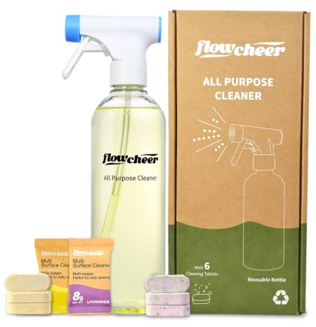 Flowcheer Multi Surface Cleaner Refills - rengöringstabletter för alla ändamål (variety6)