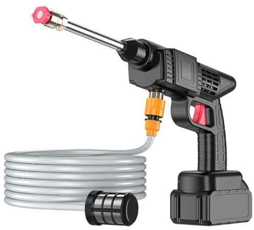 JIMACRO Cordless Pressure Washer 21V, Cordless Power Washers with 2 Battery, Battery Pressure Washer for Car/Floor/Garden Cleaning & Watering