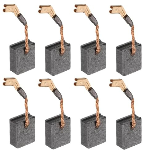 BLASHRD 8 Escobillas de Carbón de 13,5 mm X 12 mm X 6,5 mm, Repuesto para Motor Eléctrico DWE402
