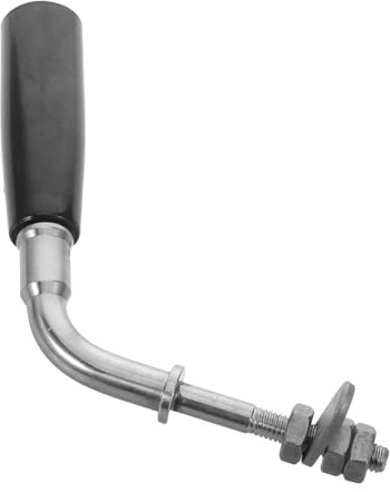 HOODANCOS Manija de Puerta de Chimenea Resistente al Calor 16x10x2.5 Cm Metálica Antideslizante para Estufa de Leña, Horno, Caldera y Fogata – Accesorio para Repuesto de Hogar