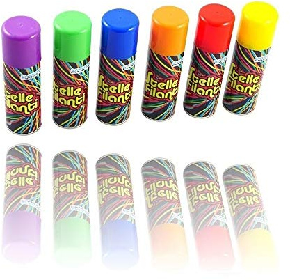 Trade Shop - BOMBOLETTA SPARA Stelle FILANTI Multicolor Festa Party Compleanno Carnevale