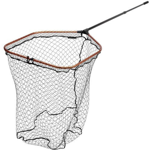 Savage Gear Kescher Pro Tele Folding Net Rubber Mesh L 65x50cm
