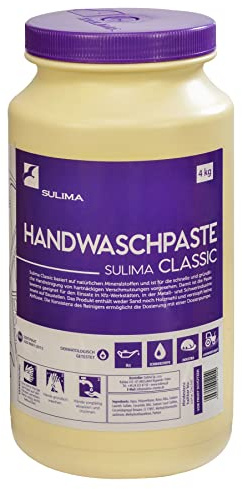 Sulima CLASSIC - Handwaschpaste | 4 kg Profi Handreiniger für Handwerk und Industrie | hautfreundlich & ergiebig | Werkstatt Seife 4 Liter
