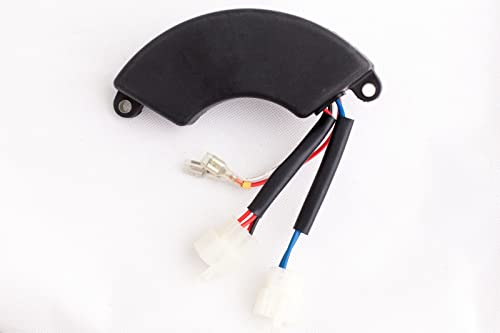 HOLZER Régulateur de tension pour générateurs/groupes électrogènes de secours/générateurs de 5-7 kW classe AVR 3 phases, 400 V, 470 uF, 8 fils, TT12-5