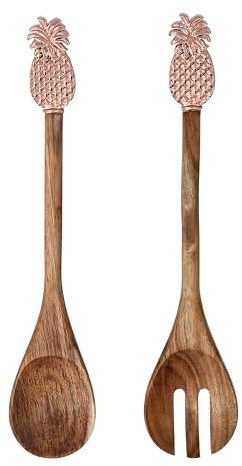 Pavilion - 13 Spork & Spoon Pineapple - Nautical Boat Beach Serving Utensils Mixing Ocean Seaside Cottage Summer Kitchen Beachhouse Gift Hostess Present