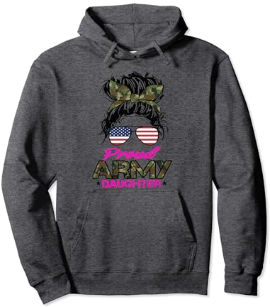 Erkennungsmarken mit US-Flagge, Tarnmuster, Militär-Kind Pullover Hoodie