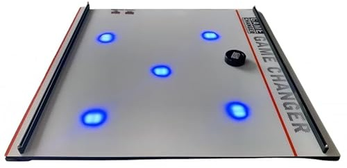 Game Changer LITE Kit d'entraînement de hockey, planche compacte, 9 modes de jeu, entraînement de hockey sur glace