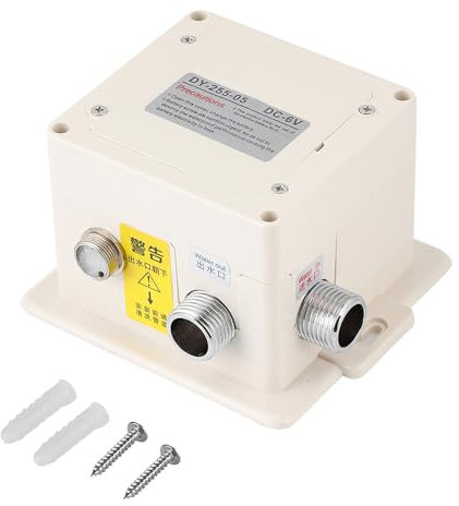 Leapiture Automatischer Wasserhahn, Wasserhahn, Sensor-Wasserhahn, Küche, Badezimmer, Waschbecken, Kaltwasserhahn mit Steuerkasten für den privaten und gewerblichen Gebrauch