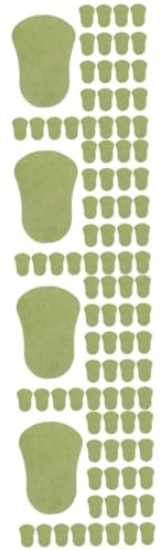 Healeved 128piezas Parche Herbal Para Pies Parches Desintoxicantes Para Dormir y Relajarse Pies Para y