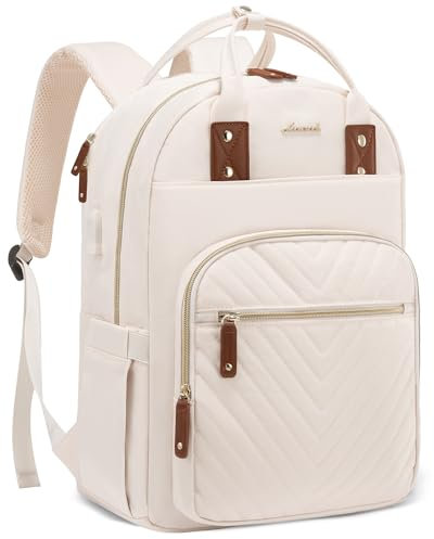 LOVEVOOK Backpack Womens, 15.6 Inch Laptop Travel Work Rucksack, Waterproof School Bag for Teacher, Anti Theft Ladies Computer Back Pack for Office College Business