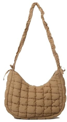 TTPSRY Sac Bandoulière Femme Crossbody Bag Matelassé Sacs à Main Pochette Épaule Portable Mode Tendance Quotidien Shopping