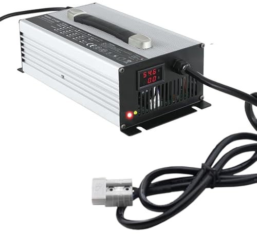 WLEJSL 36V 25A Gabelstapler Batterieladegerät 1200W Blei Säure Batterieladegerät mit LCD Display 50A/120A/175A/350A Anderson Stecker für Gabelstapler, Golfwagen, Stapler,A1,120A