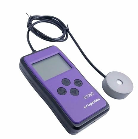 Tragbares UV-Intensitätsmessrät UV-Lichtmessrät Tester mit Bluetooth UV-sundheitsmessrät Messbereich 0 bis 20000 UW/cm2