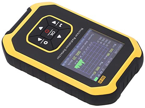 Medidor de Prueba del Detector de Radiación, Contador de Geiger β γ γ X Rayo Monitoreo en Tiempo Real Medidor de Detección Radiactiva Digital para Baldosas de Mármol con