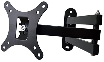 Lurrose Tv Wall Mount Bracket Swivel Fixed Flat Panel Tv Support for Lcd Led Monitor Wall Mounting Bracket