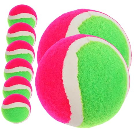 FRCOLOR 8stücke Wurfbälle für Junge Mädchen Strapazierfähiges Kinderspielzeug Interaktive Klebebälle Haushaltsspielzeug für Junge Mädchen Wiederverwendbar