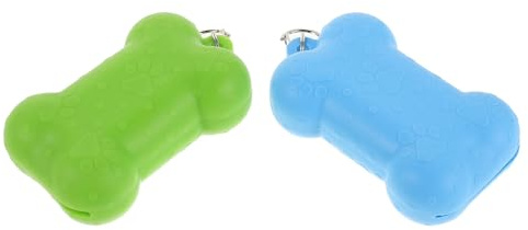 COLLBATH Lot De 2 Sacs De Rangement pour Friandises D'Entraînement pour Chiens Pochettes De Rangement en Silicone pour L'Entraînement des Chiens avec Accès Facile Aux Aliments