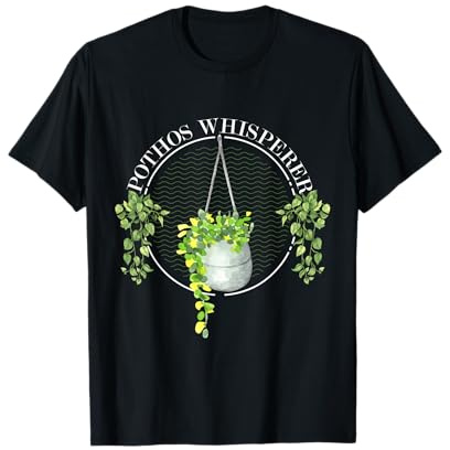 Pothos Whisperer per Piante domestiche e Mamme vegetali o Pothos Maglietta