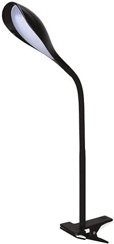 MeLiTec LED Klemmleuchte T161-3 Schwarz mit Flexiblem Arm
