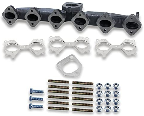 ATEC Germany Colector de escape Colector Juego de colectores de escape Compatible con BMW 3 (E46), 5 (E39), 5 (E60), 5 Touring (E61), 7 (E65, E66, E67), X3 (E83), X5 (E53)