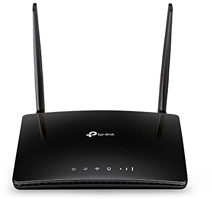 TP-Link Archer MR400 AC1200 Dualband 4G LTE WLAN Router (150 Mbit/s im Download, simultanes Dualband, 300 Mbit/s(2,4GHz) + 867 Mbit/s(5GHz), frei konfigurierbarer LAN/WAN-Port) schwarz