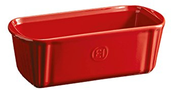 Emile Henry EH346120 - Molde para Tartas, cerámica, 24 x 11 x 8 cm, Color Rojo
