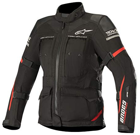 Alpinestars Motorradjacken Stella Andes Pro Drystar Jacket Tech-air Compatibl Black Red, Schwarz/Rot, M