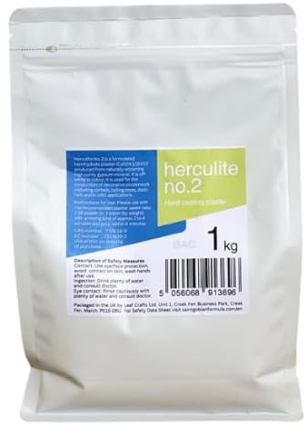 1kg Bag - StoneCast Casting Plaster of Paris Extra Strong Herculite 2