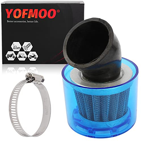 Yingshop Filtre à air 35 mm de diamètre avec couvercle en plastique étanche 50 cc à 125 cc pour moto, quad, scooter, kart, cyclomoteur, Pit Dirt Racing Super Pocket Bike Baja TaoTao