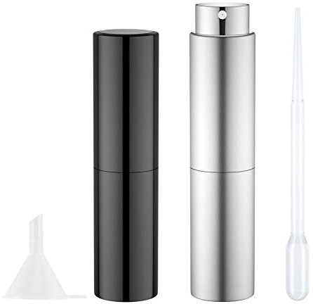 Faireach Perfume Atomiser Refillable 20ML Travel Aftershave Dispenser Spray Bottle Empty Leak Proof
