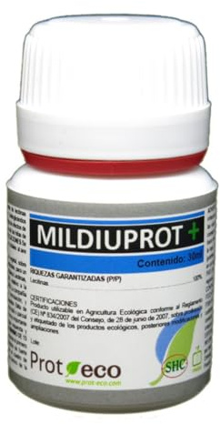 MILDIUPROT + (30 ml) - Fórmula contra los hongos foliares de las plantas. Preventivo y curativo en hojas,flores y frutos. Apto para todos los cultivos.