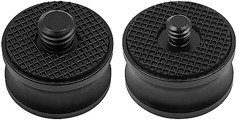 VOANZO 2 STÜCKE Stativadapter 1/4 Stecker auf 3/8 Buchse Konverter und 1/4 Buchse auf 3/8 Stecker Konverter für Stativ Einbeinstativ Kugelkopf Kamera
