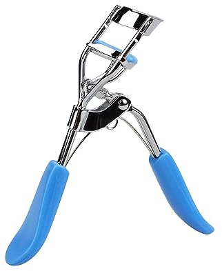 Wimpernzange Make-up Augen Curling Beauth Tool Kosmetik Clip mit Komfortgriff (blau)