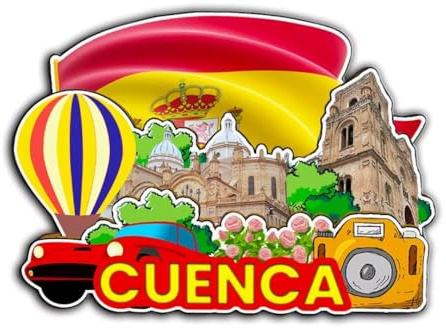Cuenca Ecuador Ecuador Magnet Kühlschrankmagnet aus Holz, 3D-Sehenswürdigkeiten, Reise-Sammelstück, Souvenirs, Dekoration, handgefertigt -3694