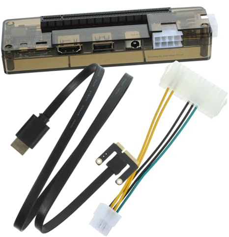 BESTonZON Docking Station Esterna per Scheda Grafica Portatile Interfaccia Pci-e, Adattatore Video per Laptop, per Professionisti e Gamer Stili multipli