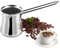 MEYAGOT 450ml Cafetera Turca, Cafetera Turca De Acero Inoxidable, Para Camping, Cafetera Moca, Cafetera Turca, Elegante Color Taza para Derretir Mantequilla