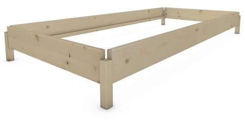 TUGA - Holztech Stapelbett Horst 90 cm x 190 cm 24 cm Fichte