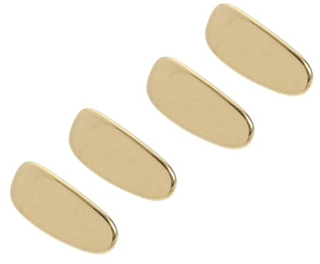TOVINANNA Ensemble De 4 Plaquettes Nasales En Titane Pour Lunettes Joint De Nez Et Réparation De Lunettes