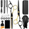 Set di forbici per capelli da parrucchiere, forbici da parrucchiere, forbici professionali da taglio di alta qualità, per donne, uomini, bambini, famiglia, 15 pezzi