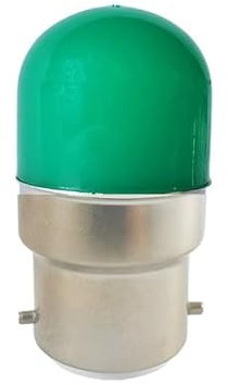 Fengyan Bulbi Domestici, Confezione da 20, lampadina LED luce colorata DC85-265V T26S E27 vite/B22 baionetta 2W luce decorativa for le vacanze(Verde,B22)