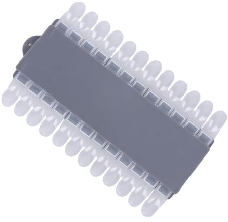 Carte D’affichage des Couleurs Manucure 24 Teintes Amovible, Lot de 2 | Plastique, pour Atelier et Boutique, Présentation des Nuances, Accessoire Pratique pour Nail Art