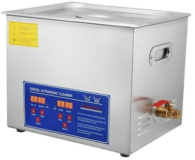 2L Ultrasonic Cleaning Machine - Digital Timer Stainless Steel Cleaner for Jewelry, Watches, Eyeglasses & Bathroom Items - Powerful Ultrasonic Technology for Superior Deep Cleaning