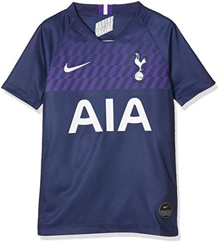 Nike Unisex Barn Thfc Y Nk Brt Stad Jsy Ss Aw Football T-shirt Binary Blue/(White) (Full Sponsor) M