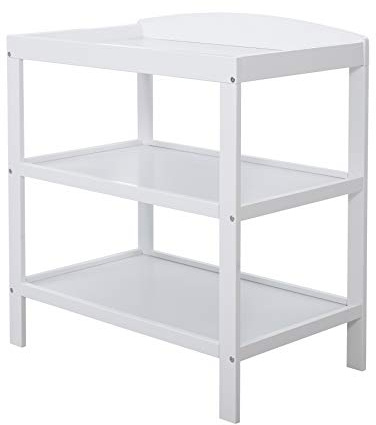 Ickle Bubba Coleby Open Baby Changer Table, White